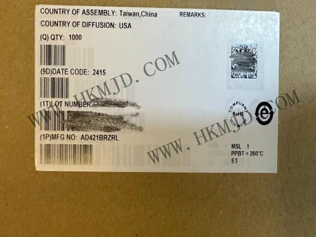 ADI AD421BRZRL 高性能環(huán)路供電型 4mA 至 20mA 數(shù)字模擬轉換器解決方案