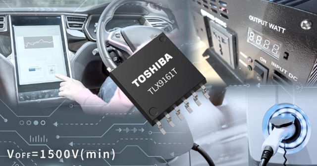 東芝推出小型封裝車載光繼電器TLX9161T，可實現(xiàn)車載電池系統(tǒng)1500V輸出耐壓