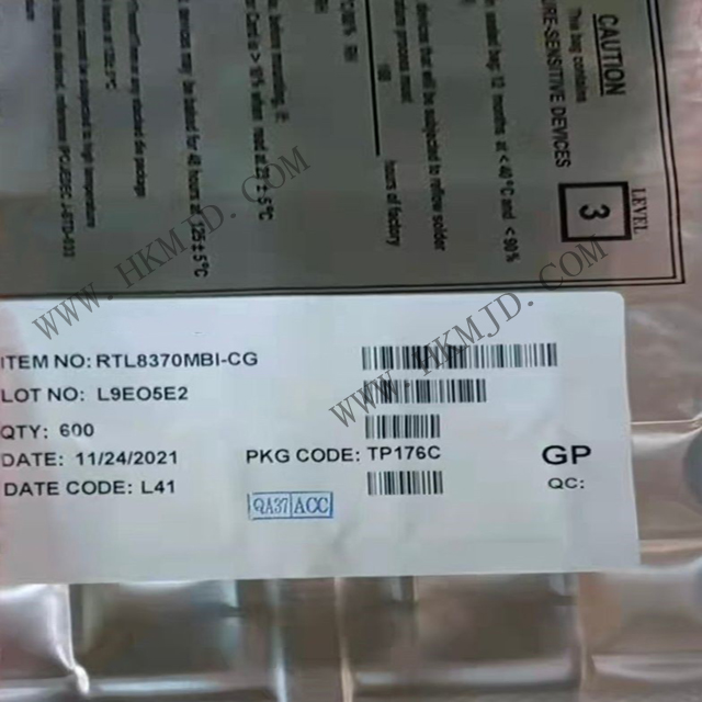 Realtek RTL8370MBI 高性能8+2端口千兆以太網(wǎng)交換芯片，明佳達(dá)電子現(xiàn)貨供應(yīng)