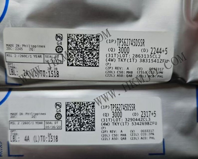 供應(yīng) TI TPS62745DSSR 雙電池降壓轉(zhuǎn)換器，適用于無線應(yīng)用
